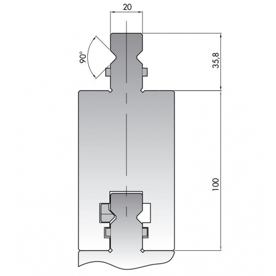 Clamping tools for press brake machine